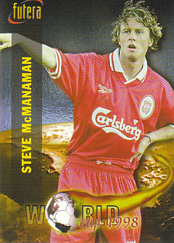 Steve McManaman Liverpool 1998 Futera Fans' Selection #77